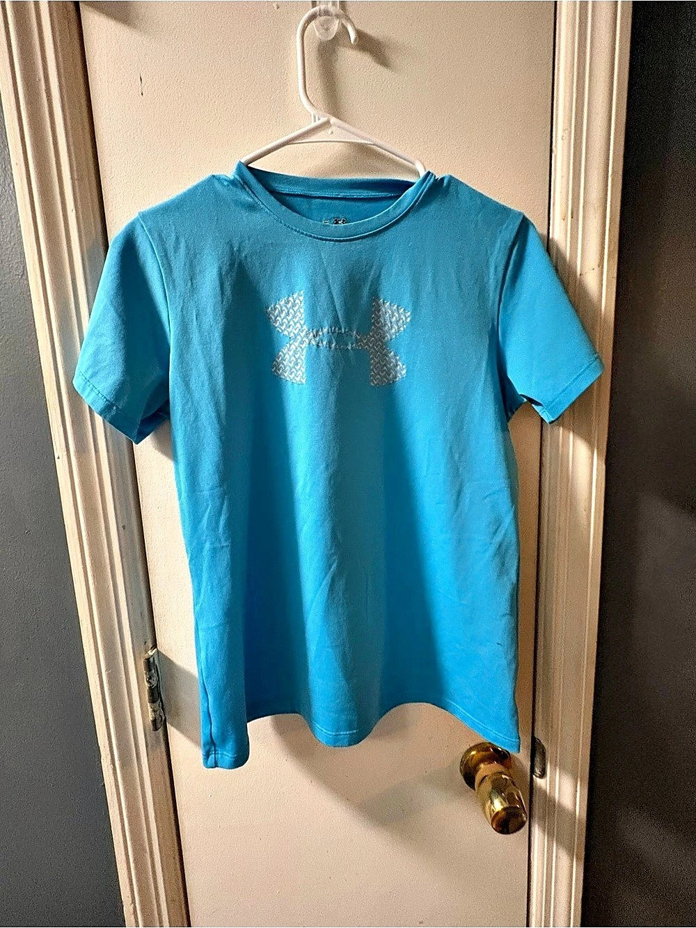 Under Armour HeatGear short sleeve tee Athletic Short Sleeve Tee in Blue Size